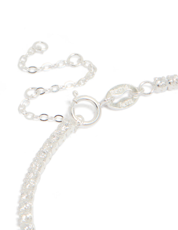 Sterling Silver Cubic Zirconia Tennis Bracelet