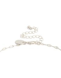 Silver Diamante Bag Necklace - link has visual effect only