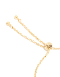 Gold Plated Green Cubic Zirconia Freshwater Pearl Toggle Bracelet - link has visual effect only