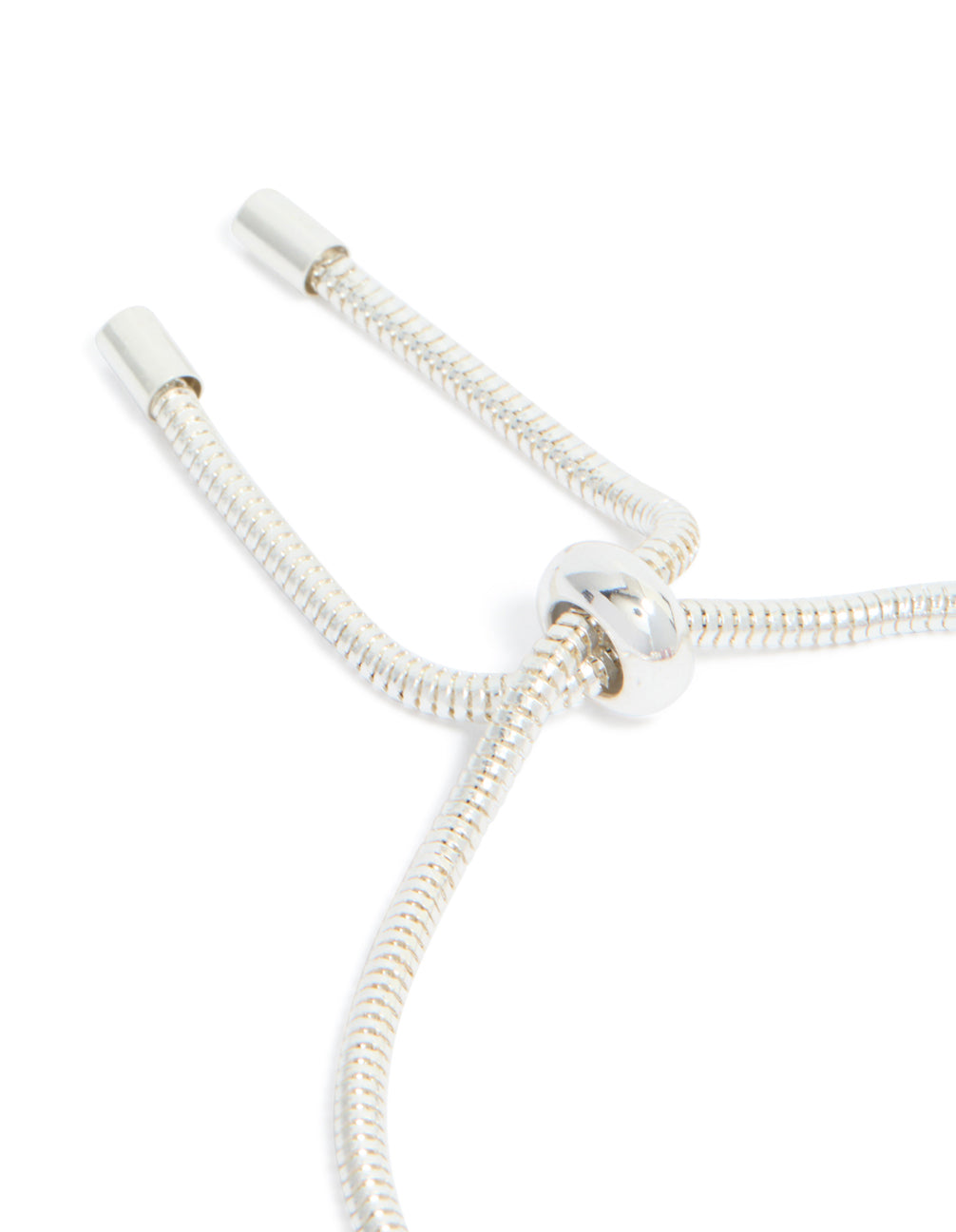 Silver Pink Bead & Butterfly Charm Toggle Bracelet