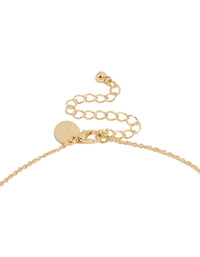 Gold Plated June Birthstone Necklace - link has visual effect only