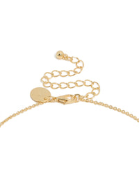 Gold Plated April Birthstone Necklace - link has visual effect only