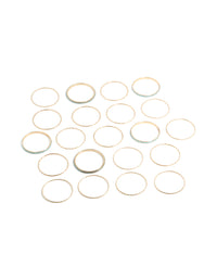Gold & Blue Glitter Bangles 21-Pack - link has visual effect only