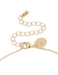 Kids Gold Sausage Dog Shaker Necklace - link has visual effect only