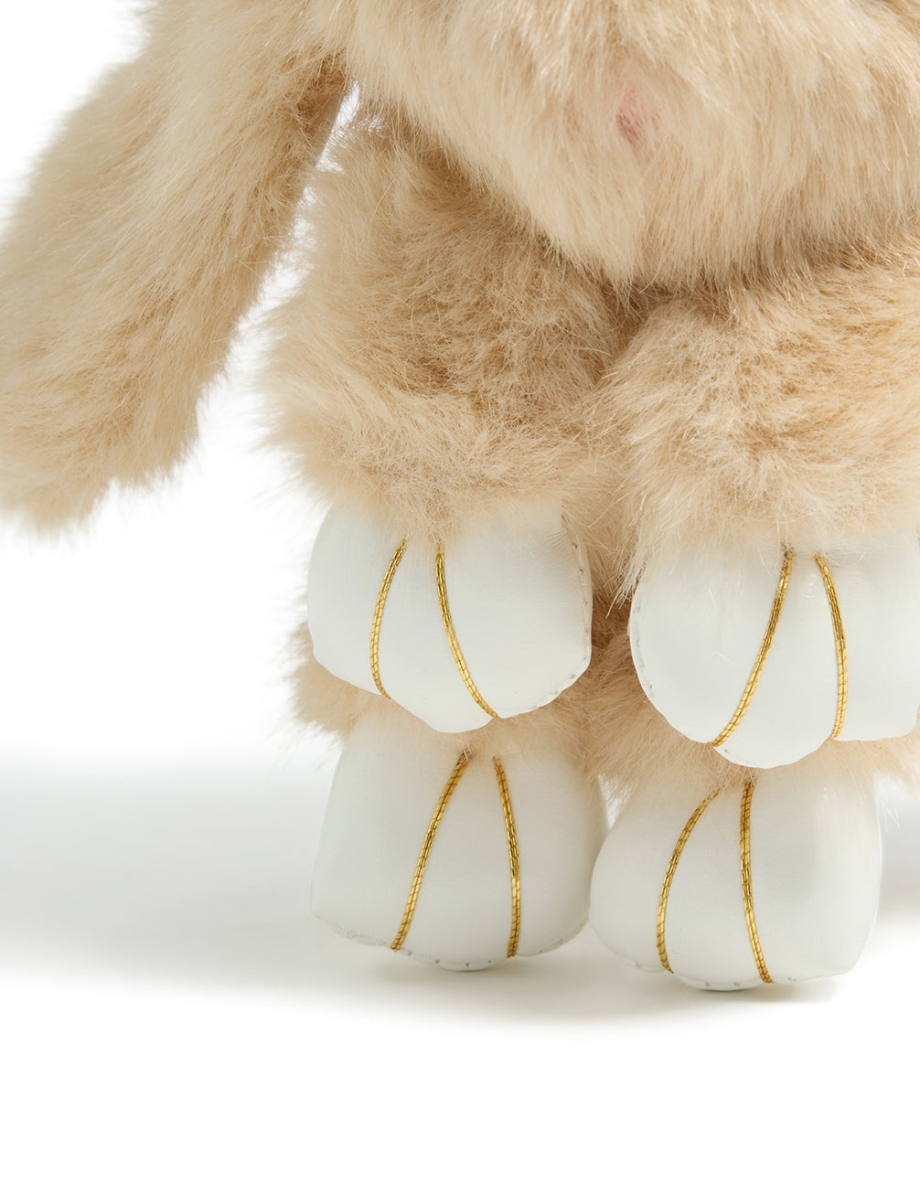 Kids Brown Polyester Bunny With  Small Bow Key Chain