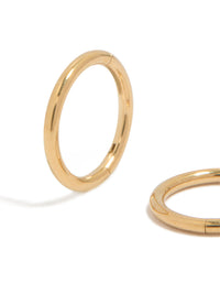Kids Gold Plated Surgical Steel Sleeper Earrings - link has visual effect only