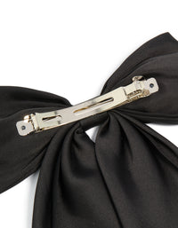 Black Bow Hair Clip - link has visual effect only