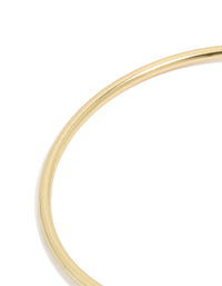 Gold Plated Cubic Zirconia Flower Wrist Cuff - link has visual effect only
