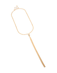 Gold Long Snake Tassel Necklace - link has visual effect only