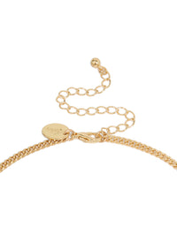 Gold Shell & Long Tassel Necklace - link has visual effect only