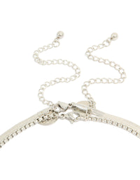 Mens Waterproof Stainless  Steel Snake & Box Chain Necklaces 2-Pack - link has visual effect only