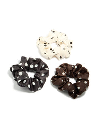 Mixed Polka Dot Scrunchies 3-Pack - link has visual effect only