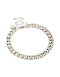 Mens Waterproof Stainless Steel Large Classic Curb Chain Bracelet - link has visual effect only
