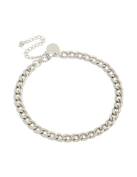 Mens Waterproof Stainless Steel Classic Curb Chain Bracelet - link has visual effect only