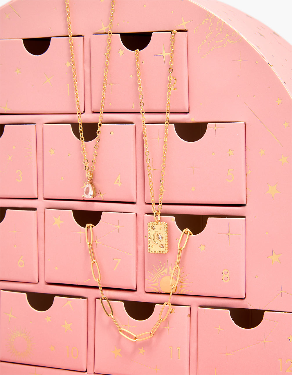 12 Day Gold Plated & Stainless Steel Advent Calendar