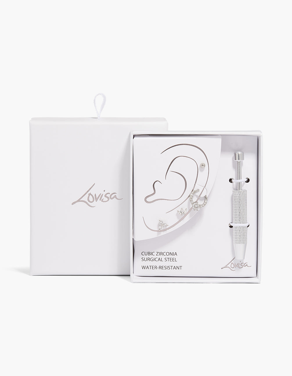 Surgical Steel Flat Back Tool & Studs Set