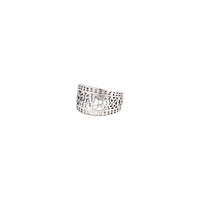 Sterling Silver Wide Filigree Band Ring - link has visual effect only