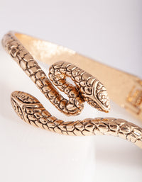 Gold Snake Wrap Arm Cuff - link has visual effect only