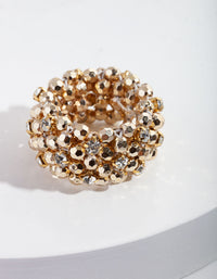 Gold Disco Ball Hair Tie - link has visual effect only