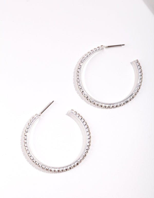 Diamante Cluster Hoop Earrings AFF  Ad AFF Cluster Hoop Earrings  Diamante  Beauty Women Fashion makeup