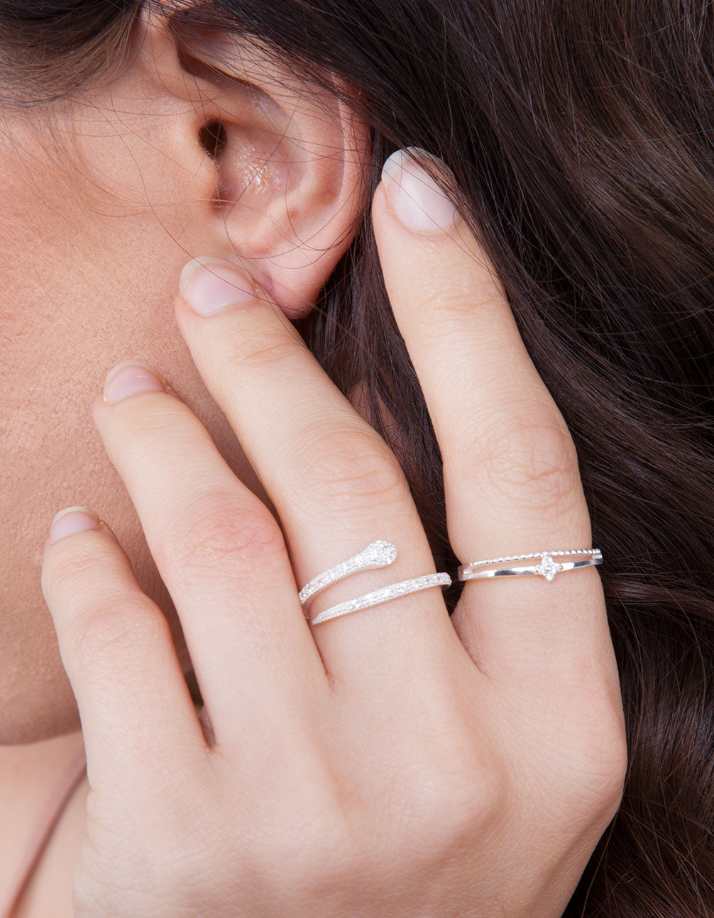 Sterling Silver Wrapped Snake Ring