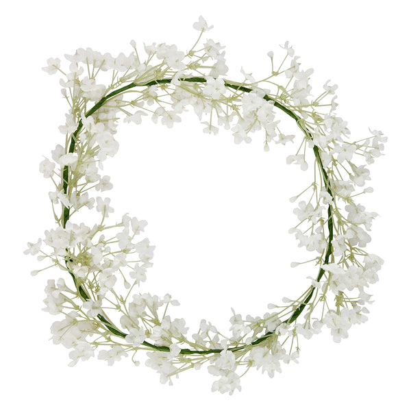 White Green Blossom Head Crown