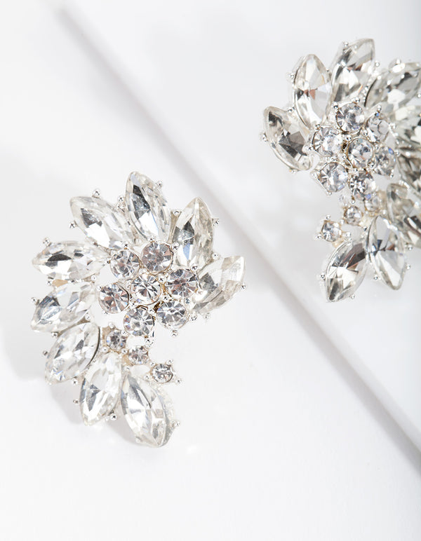 Diamante Marquise Stud Earrings - Lovisa