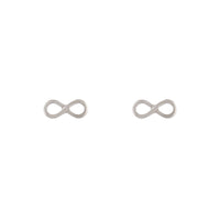 Silver Open Infinity Stud Earrings - link has visual effect only