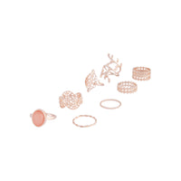 Rose Gold Ornate Lead Ring 8-Pack - link has visual effect only