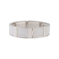 Silver Glitter Square Bracelet - link has visual effect only