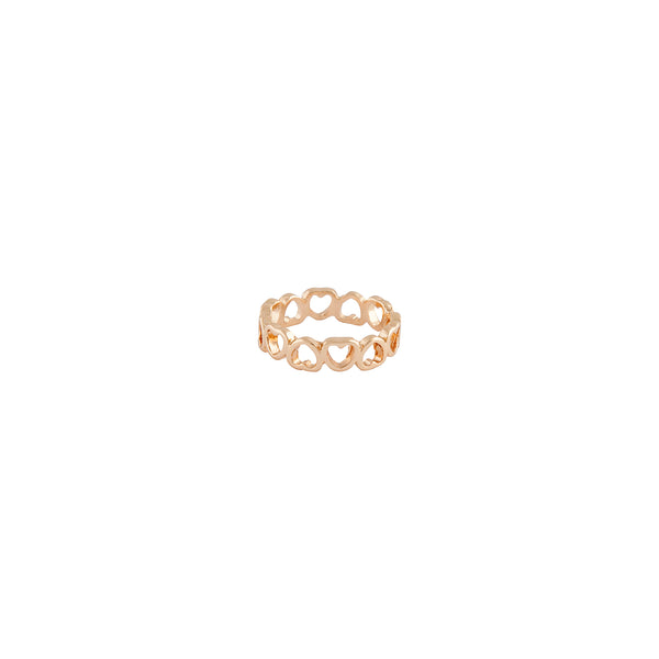 Gold Multi Heart Ring