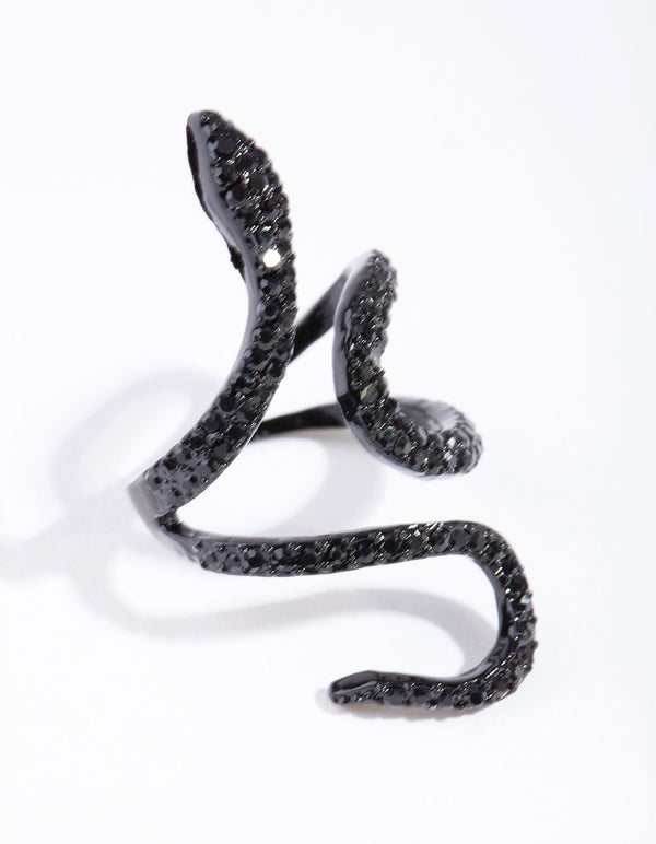 Antique Silver Vintage Snake Ring | Empire of the Gods
