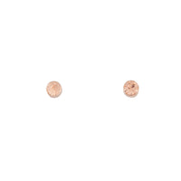 Rose Gold Silk Diamante Stud Earrings - link has visual effect only