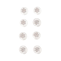 Floral Diamante Hair Jewels 8-Pack - link has visual effect only