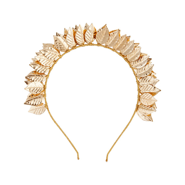 Gold Leaf Bomb Metallic Headband