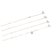 Rose Gold Anklet 4-Pack - link has visual effect only