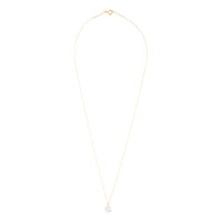 Gold Plated Sterling Silver Cubic Zirconia Carat Pendant Necklace - link has visual effect only