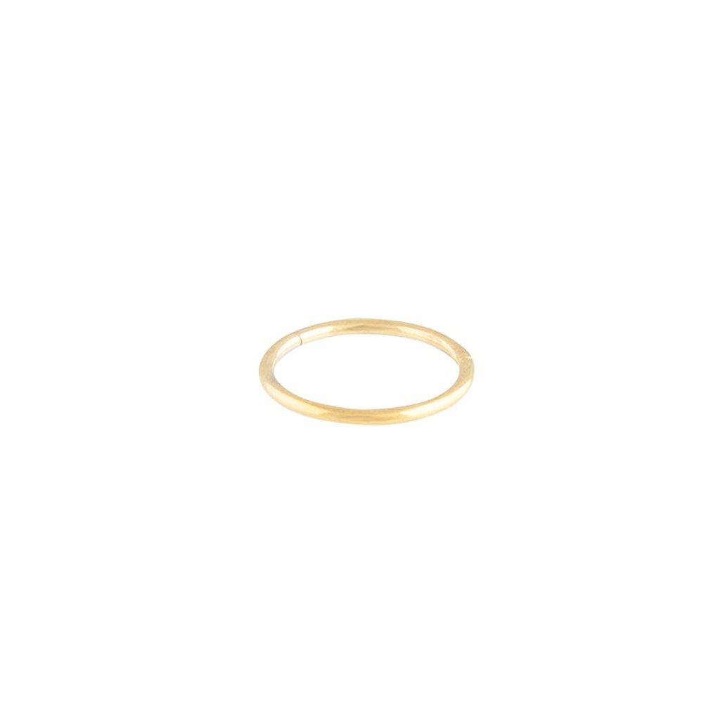 Gold Thin Clicker Hoop Earring - Lovisa