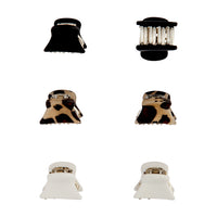 Leopard Black White Clip 6-Pack - link has visual effect only