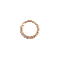 Rose Gold Diamante Clicker Earring - link has visual effect only