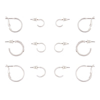 Silver Variety Hoop 6-Pack - link has visual effect only
