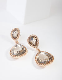 Gold Large Angelina Drop Earrings - link has visual effect only