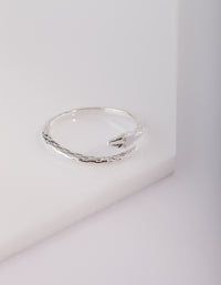 Sterling Silver Wrapped Snake Ring - link has visual effect only