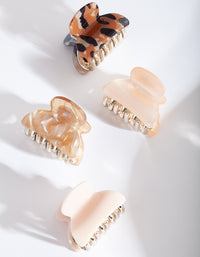 Blush Neutral Claw Clip 4-Pack - link has visual effect only