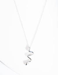 Sterling Silver Snake Necklace - link has visual effect only