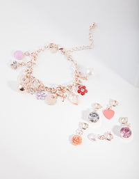 Kids Make Your Own Charm Bracelet - link has visual effect only
