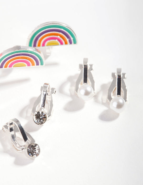 Kids Fruity Clip-On Earring 5-Pack