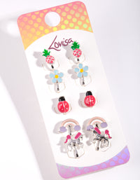Kids Unicorn Clip-On Earring 5-Pack - link has visual effect only