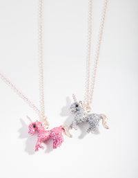 Kids BFF Unicorn Necklace Set - link has visual effect only