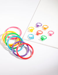 Kids Multi Bracelet Ring Set - link has visual effect only